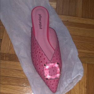 Pink flats